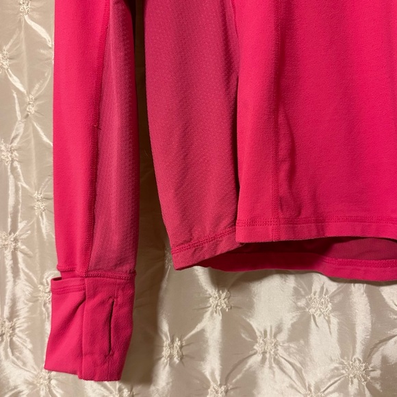 Lululemon Hot Pink Half Zip Pullover Jacket Long Sleeve Layer Running Top - Picture 3 of 12